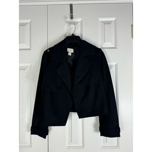 Chicos Womens Black Jacket Size 0 US 4